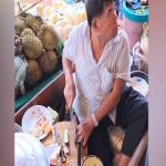 Người đàn ông thái rau nhanh như máy Không cần nhìn xuống thớt nhưng người này vẫn thái chuẩ